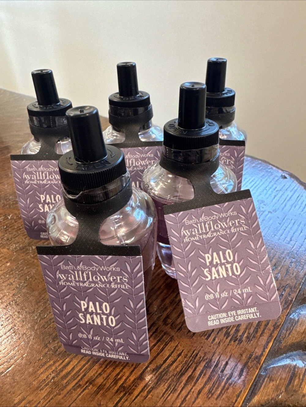 🔥 5 Bath & Body Works Wallflowers Refills - Palo Santo scent